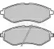 Комплект тормозных колодок, дисковый тормоз BORG & BECK BBP2324 (фото 1)