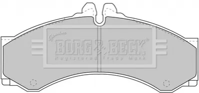 - Гальмівні колодки до дисків BORG & BECK BBP1589