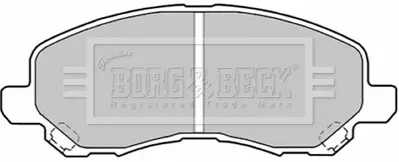 - Гальмівні колодки до дисків BORG & BECK BBP1831