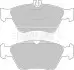Комплект тормозных колодок, дисковый тормоз BORG & BECK BBP1454 (фото 1)