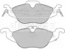Комплект тормозных колодок, дисковый тормоз BORG & BECK BBP1563 (фото 1)