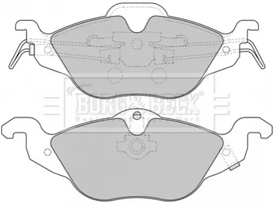 Комплект тормозных колодок, дисковый тормоз BORG & BECK BBP1563