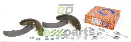 Колодки тормозные (задние) MB 207-210D (барабаны))) AUTOTECHTEILE 100 4306