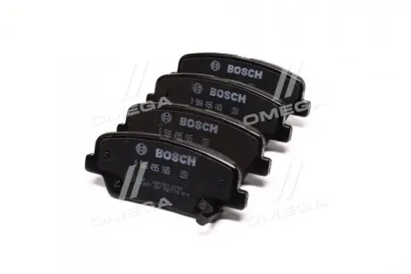 Гальмівні колодки дискові - заміна на 0986495370 BOSCH 0986495165 (фото 1)
