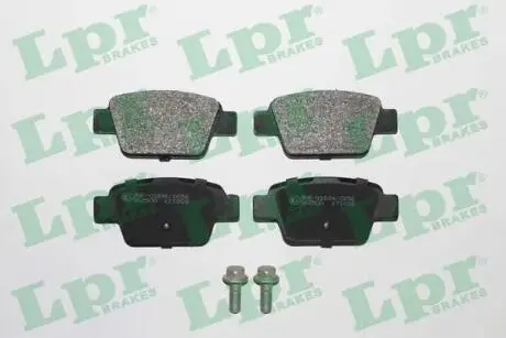 - Тормозные колодки к дискам (R, S) LPR 05P780