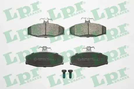 Комплект тормозных колодок, дисковый тормоз LPR 05P651