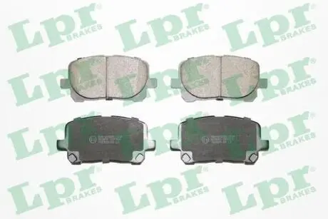 Комплект гальмівних колодок, дискове гальмо LPR 05P904
