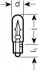 Автолампа PB3 24V 1.2W BAX10D/B8.3d Standard 24V OSRAM 2741 MF8 (фото 2)