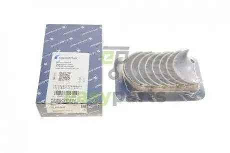 Вкладиші шатунні Renault 1.2/1.3/1.4i/1.6i 01- (STD) = 6138570000 KOLBENSCHMIDT 87845608