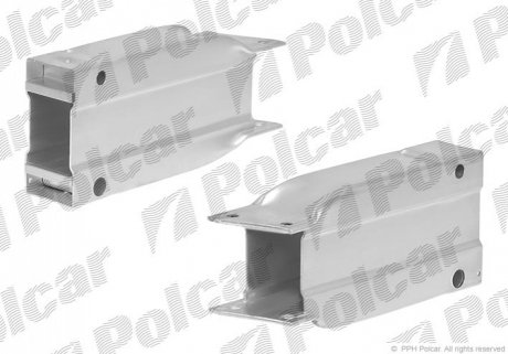 Кронштейн усилителя переднего бампера правый Polcar 50700732 (фото 1)