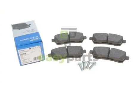 Колодки гальмівні (передні) Ford Fiesta VI 08-/Mazda 2 07-15 Delphi LP2306