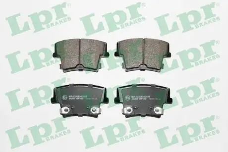 Комплект тормозных колодок, дисковый тормоз LPR 05P1400