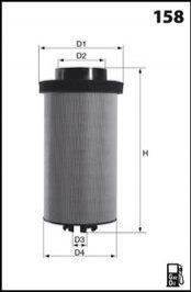 Фильтр топлива (аналог95042E/KX191/1D) MECAFILTER ELG5551