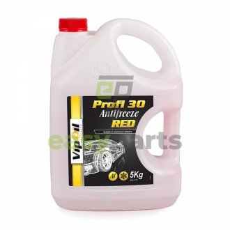 Антифриз Profi 30 Red (червоний) 5кг х4 VIPOIL 701390