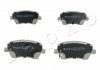 Колодки тормозные дисковые Nissan Micra iv 1.2 (10-),Nissan Micra iv 1.2 (11-) JAPKO 50800 (фото 1)