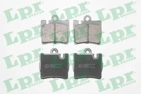 Комплект тормозных колодок, дисковый тормоз LPR 05P905