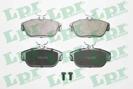 - Тормозные колодки к дискам (F) LPR 05P382