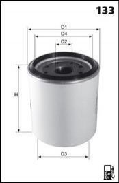 Фільтр палива (аналог H700WK/KC362D) MECAFILTER ELG5549 (фото 1)