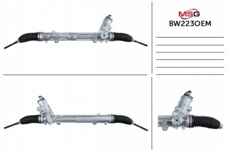 Рулевая рейка с ГУР новая BMW X3 (E83) 04-09 ZF BW223OEM