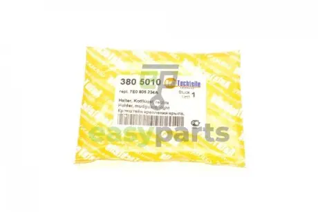 Кронштейн кріплення бампера (R) VW T5/T6 10- AUTOTECHTEILE 380 5010