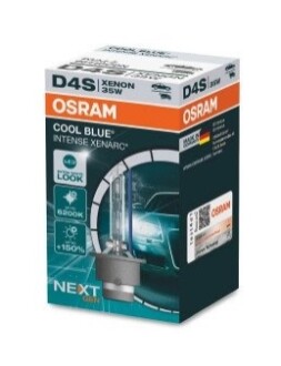 Лампа ксенон D4S 35W P32D-5 XENARC® COOL BLUE® INTENSE (Next Gen) 6200K OSRAM 66440CBN