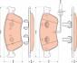 Комплект тормозных колодок, дисковый тормоз TRW GDB1811 (фото 1)