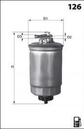 Фильтр топлива (аналогWF8046/KL147D) MECAFILTER ELG5234 (фото 1)