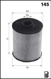 Фильтр топлива (аналогWF8433/KX331D) MECAFILTER ELG5408 (фото 1)