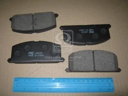 Комплект тормозных колодок, дисковый тормоз PARTS-MALL PKF-001