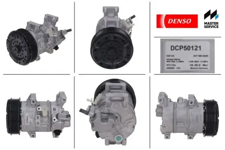 Компрессор новый TOYOTA AVENSIS (T25_) 03-08 DENSO DCP50121