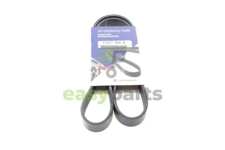Ремінь генератора Ford Focus/Kuga 1.5EcoBoost 14- (6PK1027) HUTCHINSON 1027SK6
