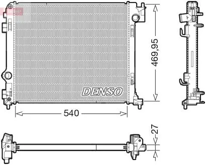 Радіатор NISSAN X-Trail (T32) \'\'1,6 "14>> DENSO DRM46065