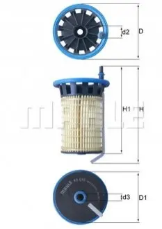 Фільтр паливний Citroen Jumper/Peugeot Boxer 2.0BlueHDi 15- MAHLE / KNECHT KX515