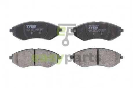 Тормозные колодки дисковые. CHEVROLET Aveo "F TRW GDB3634