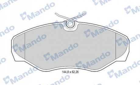 Тормозные колодки к дискам MANDO MBF015021 (фото 1)