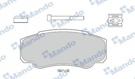 Тормозные колодки к дискам MANDO MBF015030
