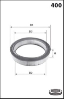 Повітряний фільтр MECAFILTER EL3250