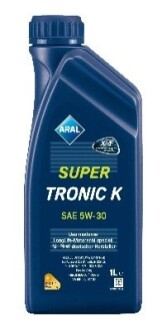 Олива двигуна 1L SuperTronic K 5W30 (ACEA C3 API SN BMW LL-04 VW 504 00/507 00 MB 229.51 Porsche C30) ARAL 15DBCB