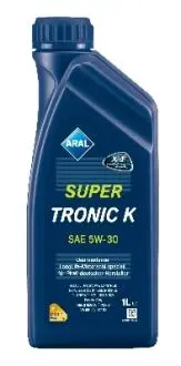Олива двигуна 1L SuperTronic K 5W30 (ACEA C3 API SN BMW LL-04 VW 504 00/507 00 MB 229.51 Porsche C30) ARAL 15DBCB