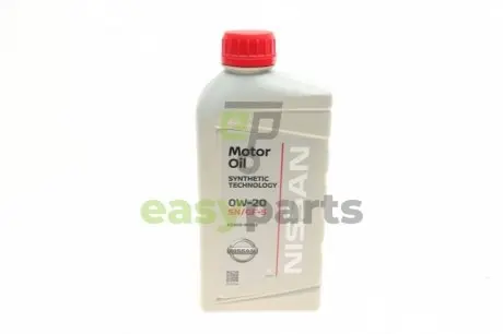 Олива 0W20 Motor Oil (1L) (SN/GF-5) (замінено на КЕ90090134) NISSAN KE90090133