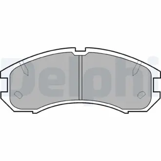 Комплект тормозных колодок, дисковый тормоз Delphi LP595