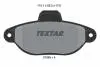 Комплект тормозных колодок, дисковый тормоз TEXTAR 2136502 (фото 1)