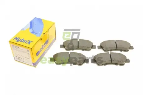 Колодки гальмівні (передні) Citroen C2/C4 04-/C3 09-/Berlingo/Peugeot 206/307 96-/207 06-/208 12- Metelli 2203270