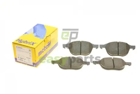 Колодки гальмівні (передні) Ford Connect 13-/C-Max 07-10/Kuga 08-/Focus/Volvo/Mazda 3 04-14/5 05- Metelli 2205340