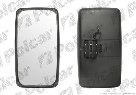 Зеркало внешнее универсальное левый=правый Polcar 99LU02GE