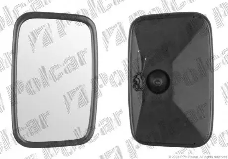 Зеркало внешнее универсальное левый=правый Polcar 99LU41-E