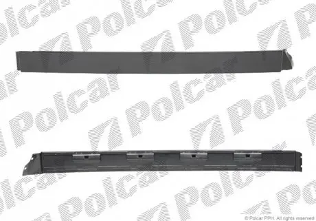 Захист направляючої розсувних дверей правий Polcar 501284-8