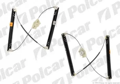 Склопідіймач лівий перед. VW Touareg 3.2 V6 02-10 Polcar 9580PSG1