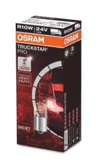 Автолампа R10W BA15s 12,5 W прозрачная OSRAM 5637TSP