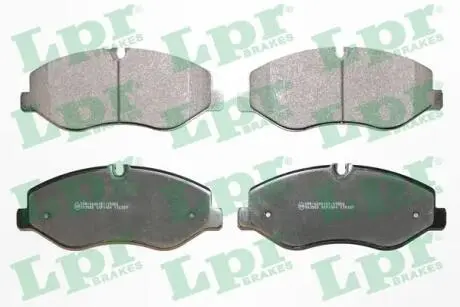 Фото комплект тормозных колодок, дисковый тормоз LPR 05P1904 Комплект тормозных колодок, дисковый тормоз LPR 05P1904